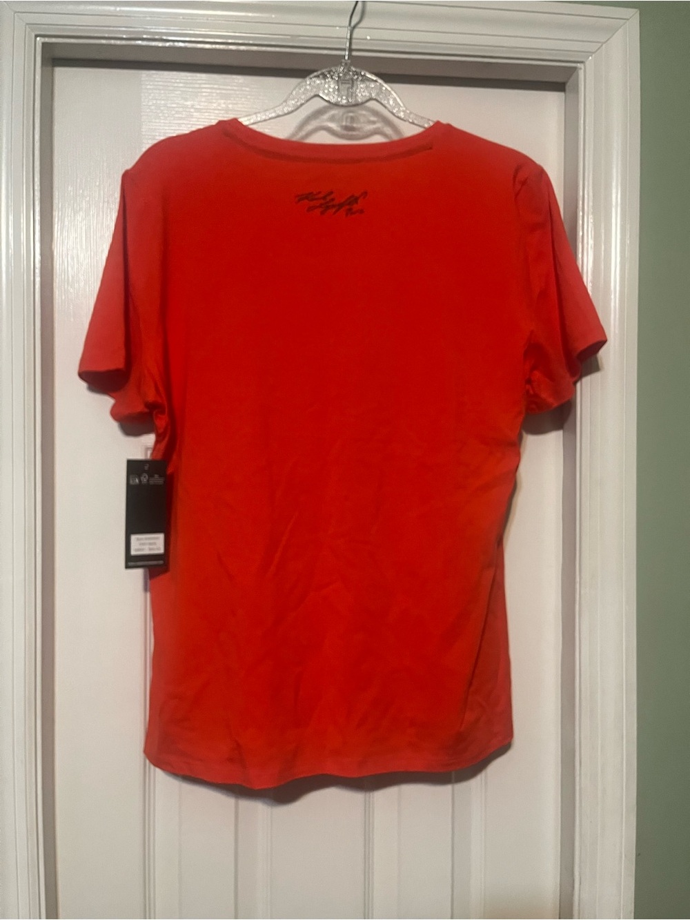 Karl Lagerfeld Bright Red Paris Graphic Short Sleeve Tee - Picture 2 of 10